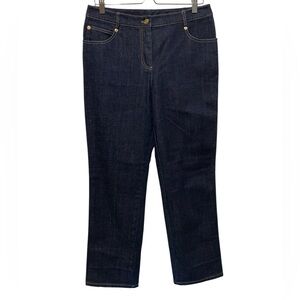 St John Jeans High Rise Wide Leg Jeans